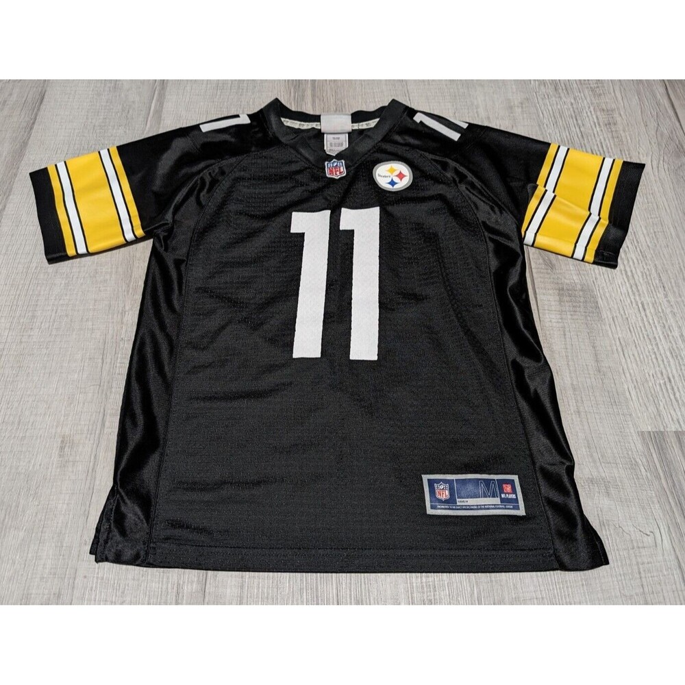 Pittsburgh Steelers #11 Claypool  Black Youth Fanatics Jersey Sz Medium Pro Line